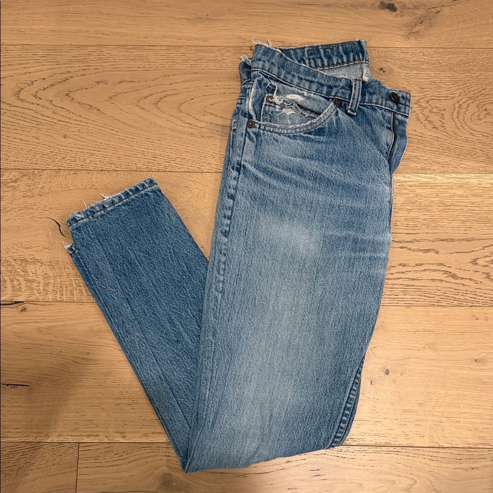 Vintage Levi's Orange Tab Women's Boyfriend Jeans - Light Blue